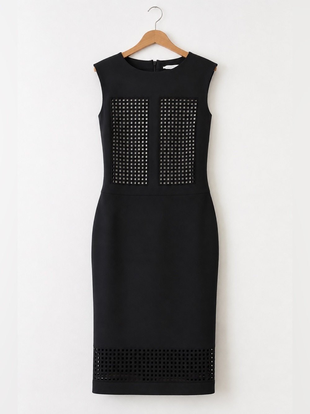 Like New Reed Krakoff Black Sleeveless 100% Silk Sheath Dress